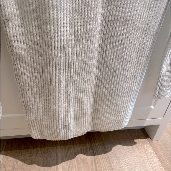 NWT intermix wool cashmere sweater dress tunic heather gray - Picture 11 of 12